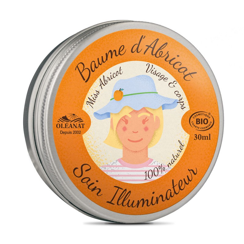 Balsam morelowy - Zabieg rozświetlający, Miss Abricot, ECOCERT, 30 ml, Oléanat, Le Secret Naturel