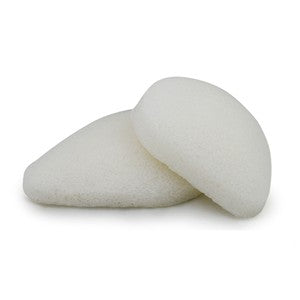 Gąbka Konjac do twarzy, Kropla, Klasyczna, Pure, aż 8,5 x 7 cm, Bebevisa