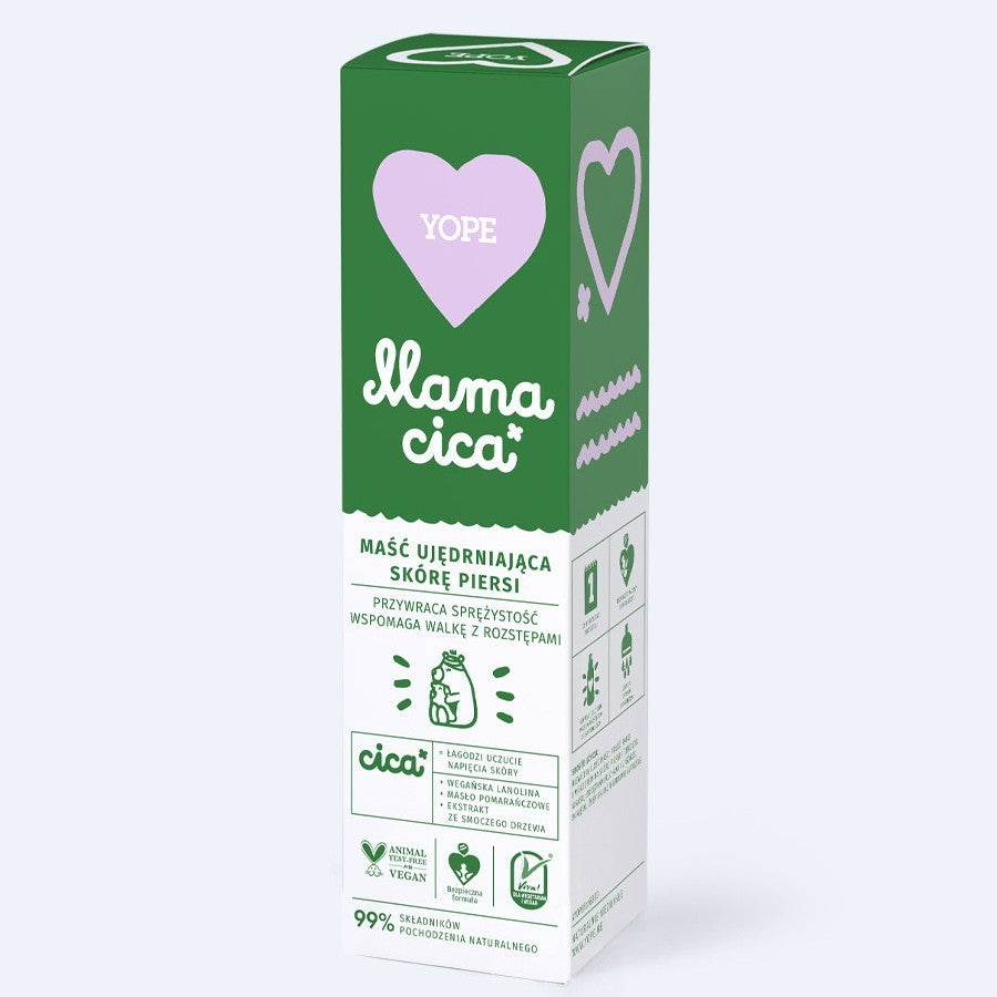 Maść ujędrniająca skórę piersi, Mama CICA, przywraca sprężystość, naturalna, 100ml, Yope