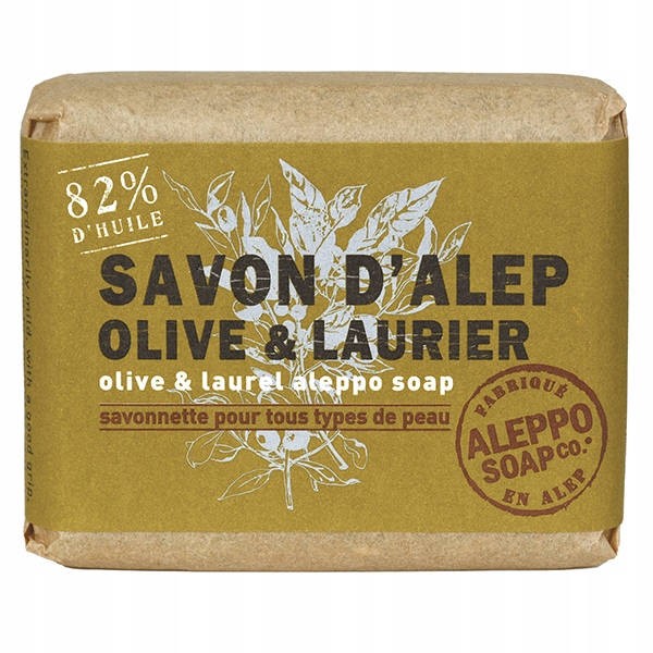 Mydło Aleppo oliwkowo-laurowe, surgras, 100g, Aleppo Soap Co. by Tadé
