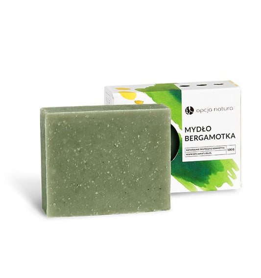 Mydło bergamotka, delikatnie pobudzające, 100 g, Opcja Natura