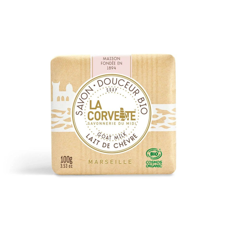 Mydło BIO Organiczne KOZIE MLEKO, ECOCERT, 100g, La Corvette