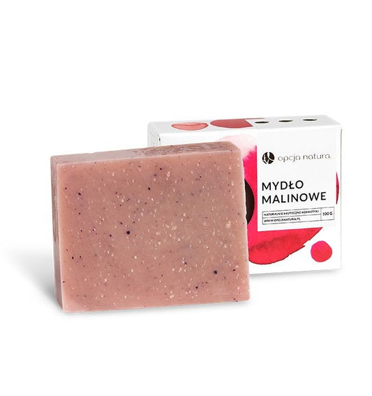Mydło malinowe, smak i zapach lata, 100 g, Opcja Natura