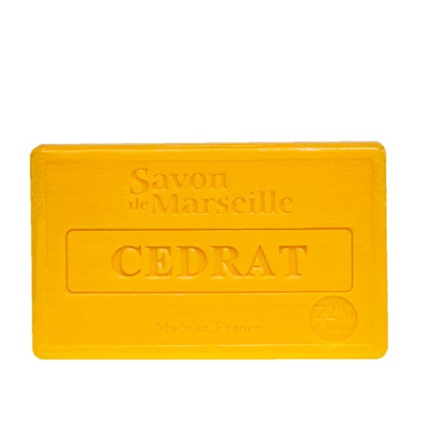 Mydło Marsylskie Prowansalskie CYTRON (CEDRAT), 72%, 100g, Le Chatelard 1802