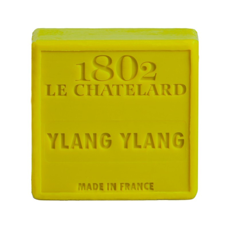 Mydło Marsylskie Prowansalskie YLANG YLANG, bez oleju palmowego, 72%, 100g, Le Chatelard 1802