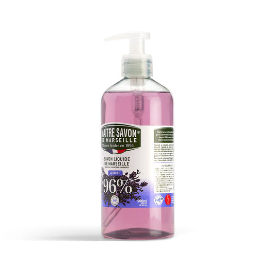 Mydło Marsylskie w płynie, LAWENDA, extra doux, 500 ml, Maitre Savon de Marseille