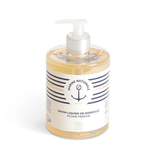 Mydło Marsylskie w płynie MORSKA PIANA, ECOCERT, 500ml, Marine Nationale, La Corvette