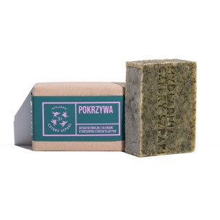 Mydło naturalne z olejkami eterycznymi drzew iglastych, POKRZYWA, 110g, Cztery Szpaki