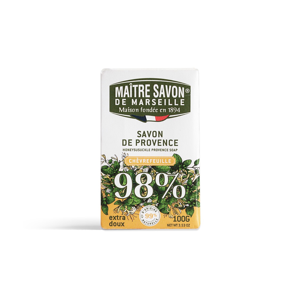 Mydło prowansalskie, KWIAT WICIOKRZEWU, 100 g, Maitre Savon de Marseille