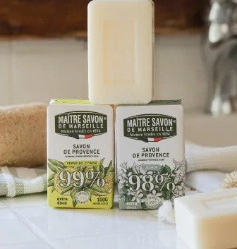Mydło prowansalskie, WERBENA-CYTRYNA, 2x100 g, Maitre Savon de Marseille