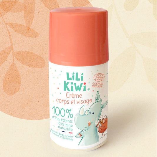 Naturalny krem do twarzy i ciała, dla dzieci, w kulce, Cosmos Natural, 50ml, LiLiKiWi