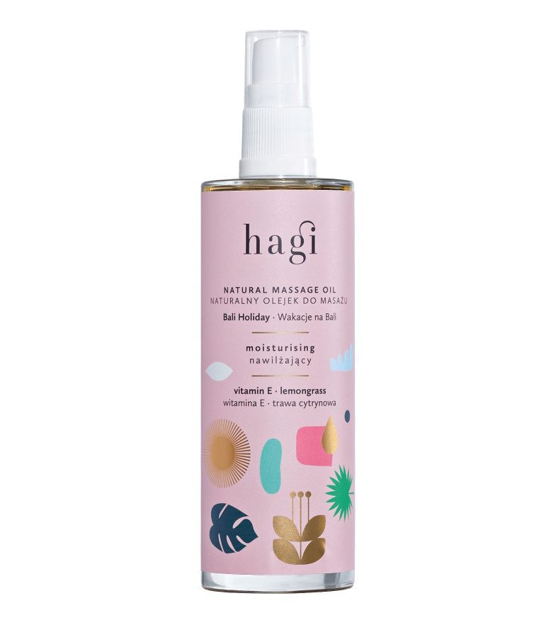 Naturalny olejek do masażu Wakacje na Bali, 100 ml, Hagi