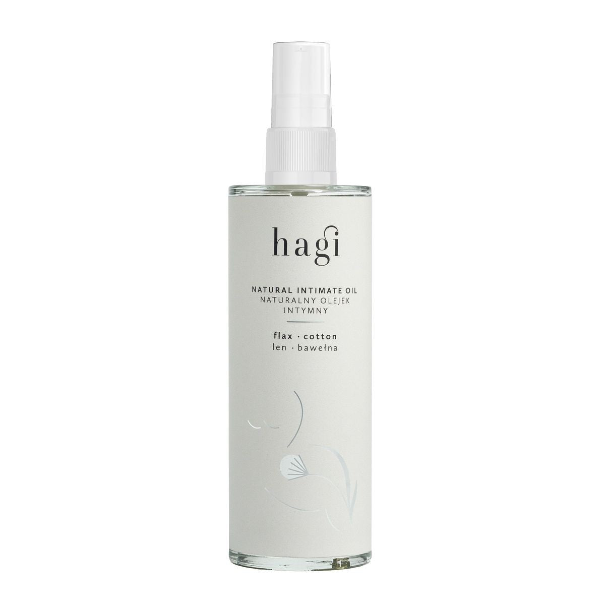 Naturalny olejek intymny, do pielęgnacji i masażu, 100ml, Hagi