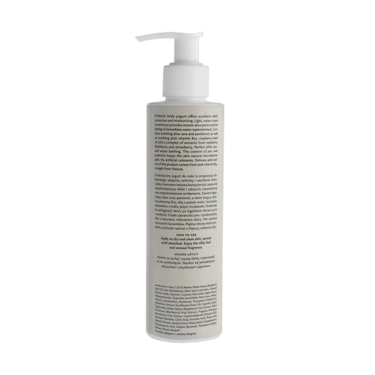 Naturalny probiotyczny jogurt do ciała, Malinowy Chruśniak, 200ml, Hagi
