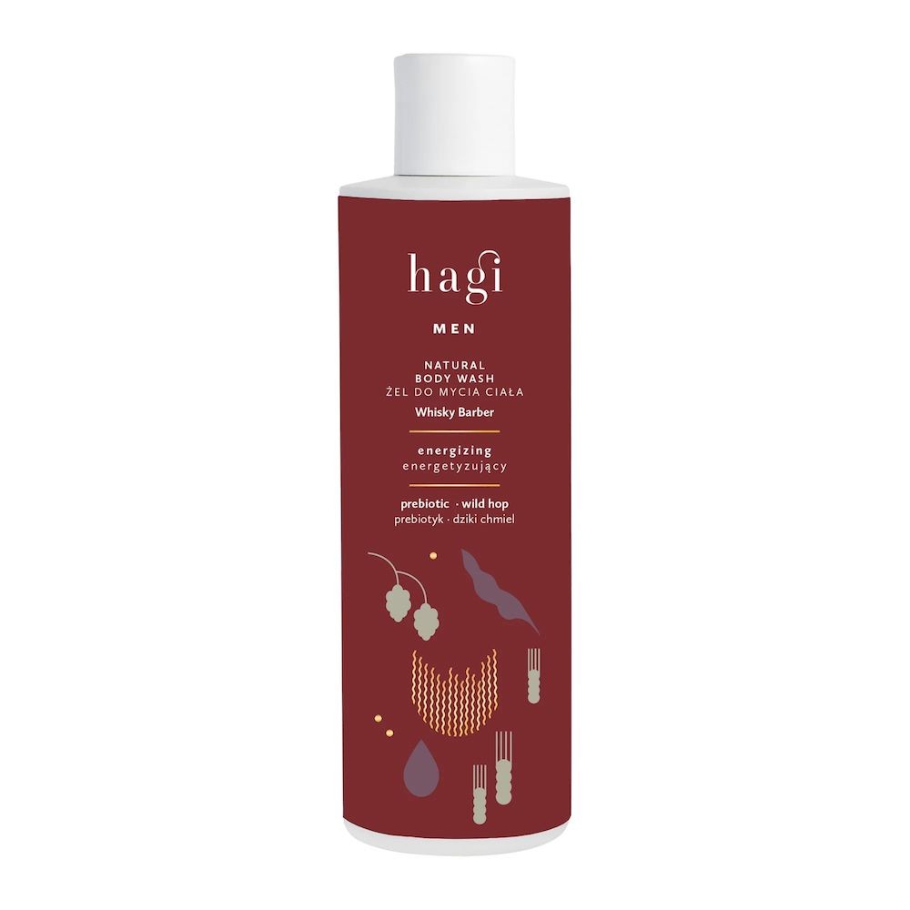 Naturalny żel do mycia ciała, Whisky Barber, 300ml, Hagi