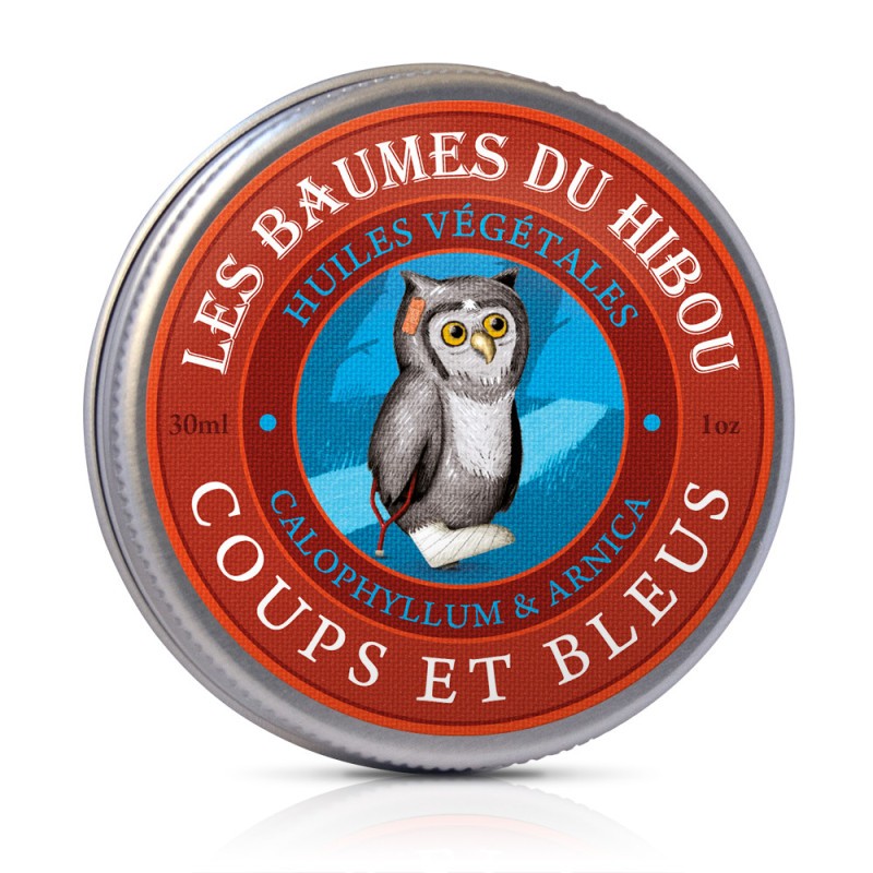 Niezwykły balsam sowi z arniką, Na siniaki, guzy i krwiaki, ECOCERT, 30 ml, Les Baumes du Hibou