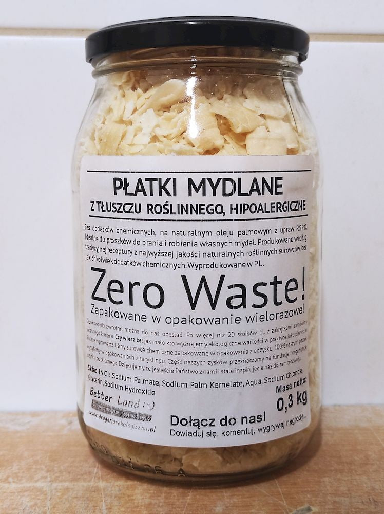 Płatki mydlane, OPAKOWANIE Z ODZYSKU, 0,3 kg, Wild Nature