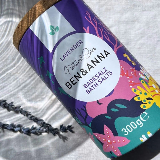 Sól do kąpieli, lawenda, Cosmos Natural, Vegan, 300g, BEN&ANNA