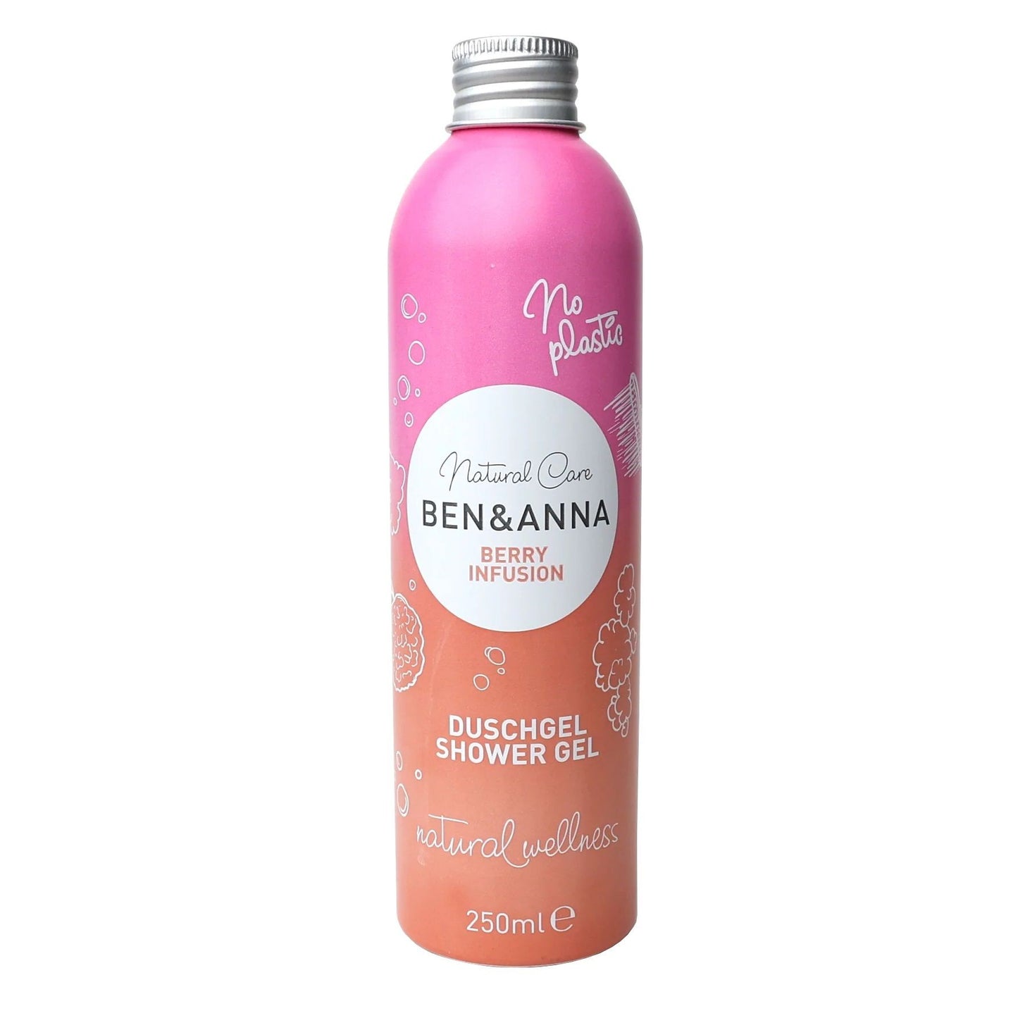 Żel pod prysznic, Berry Infusion, 250ml, BEN&ANNA