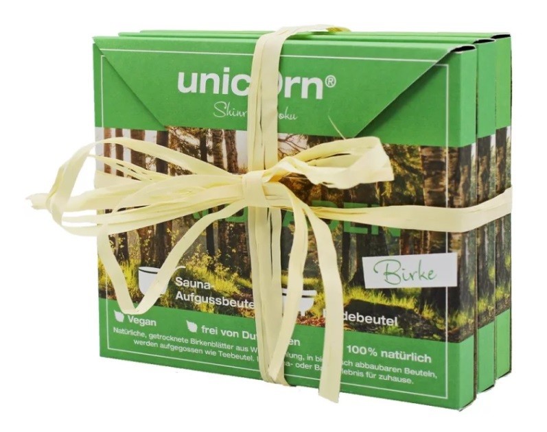 Zestaw do kąpieli leśnych - zioła do sauny, kąpieli i zabiegów, naturalna aromaterapia, 3 sztuki, Unicorn