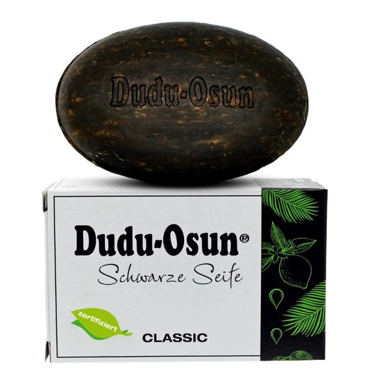 Afrykańskie czarne mydło CLASSIC, naturalne, ekologiczne, 150 g, Dudu-Osun