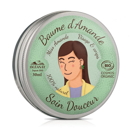 Balsam migdałowy - Delikatna pielęgnacja, Miss Amande, ECOCERT, 30 ml, Oléanat, Le Secret Naturel