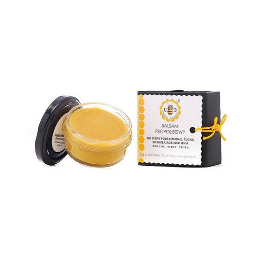 Balsam propolisowy, do skóry suchej, do dłoni, twarzy i ciała, 40 g, Miodowa Mydlarnia