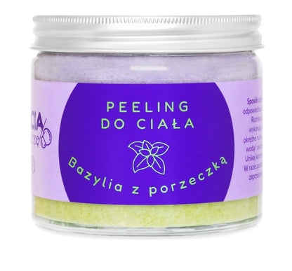 Bazylia z porzeczką, naturalny peeling solny do ciała, 250g, Bracia Mydlarze