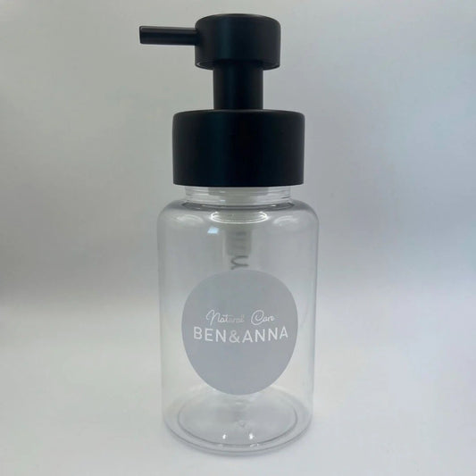 Butelka z dozownikiem do żelu pod prysznic i szamponu w płatkach, 200ml, BEN&ANNA