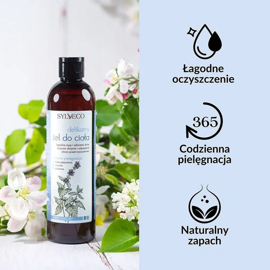 Delikatny żel do ciała, hipoalergiczny, 300 ml, Sylveco