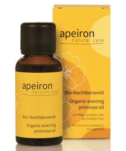 Ekologiczny olej z wiesiołka, do pielęgnacji skóry suchej, zestresowanej i zniszczonej, 30 ml, Apeiron
