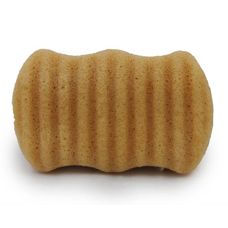 Gąbka Konjac do twarzy i ciała, Fala, Less,  aż 10 x 6 cm, średnicy, Bebevisa