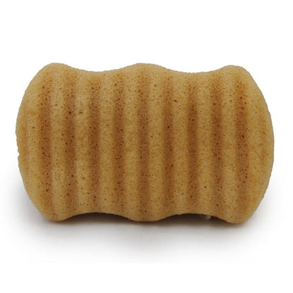 Gąbka Konjac do twarzy i ciała, Fala, Less,  aż 10 x 6 cm, średnicy, Bebevisa