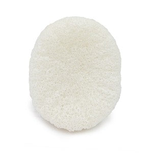 Gąbka Konjac do twarzy, Owalna, Klasyczna, Pure, aż 8 x 7 cm, Bebevisa