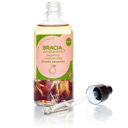 Gruszka paryżanka, aksamitny olejek do ciała, 100ml, Bracia Mydlarze