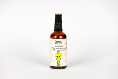 Hipoalergiczny olejek do pielęgnacji skóry niemowląt Żyrafka, 100ml, Słomiana Pracownia
