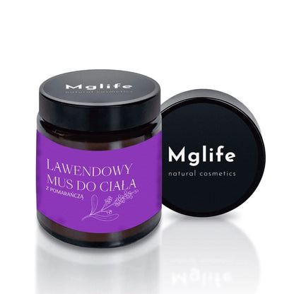 Lawendowy mus do ciała z pomarańczą, 120 ml, Mglife