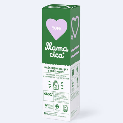 Maść ujędrniająca skórę piersi, Mama CICA, przywraca sprężystość, naturalna, 100ml, Yope