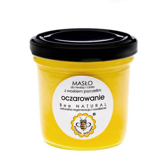 Masło do twarzy i ciała z woskiem pszczelim, Oczarowanie, 65 g, Miodowa Mydlarnia
