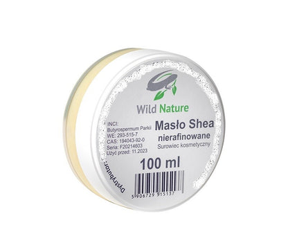 Masło Shea, nierafinowane, surowiec kosmetyczny, 100 g, Wild Nature