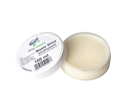 Masło Shea, nierafinowane, surowiec kosmetyczny, 100 g, Wild Nature