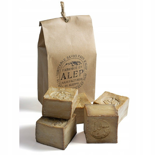 Mydło Aleppo oliwkowo-laurowe, kostki luzem, 1kg, Aleppo Soap Co. by Tadé