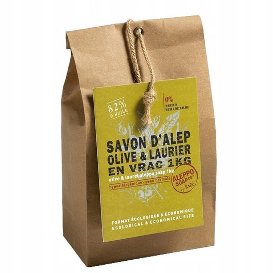 Mydło Aleppo oliwkowo-laurowe, kostki luzem, 1kg, Aleppo Soap Co. by Tadé