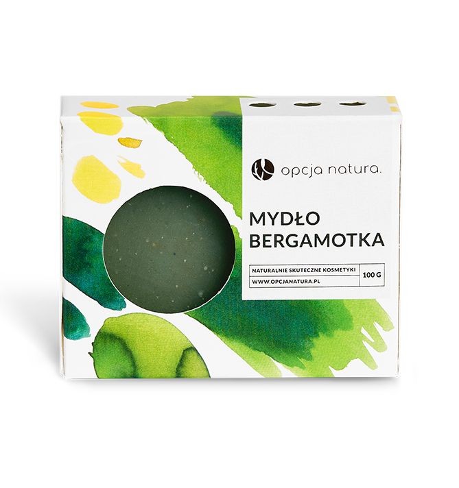 Mydło bergamotka, delikatnie pobudzające, 100 g, Opcja Natura