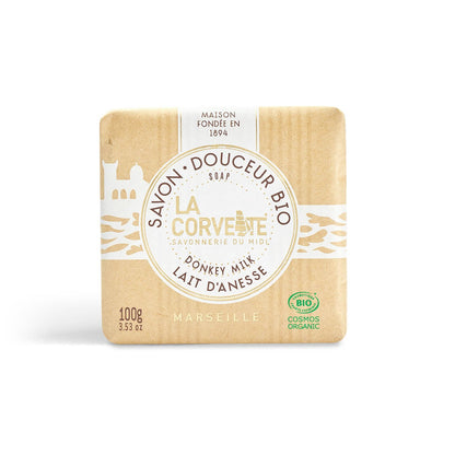 Mydło BIO Organiczne OŚLE MLEKO, ECOCERT, 100g, La Corvette