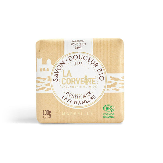 Mydło BIO Organiczne OŚLE MLEKO, ECOCERT, 100g, La Corvette
