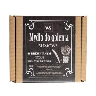 Mydło do golenia RUMOWE, z tygielkiem, 100 g, Naturalne Mydła Wiedeńskie
