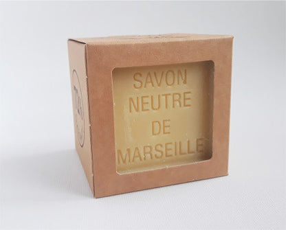 Mydło marsylskie, kostka, NEUTRAL, w kartoniku, 300 g, Savonnerie de la Licorne