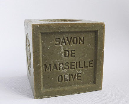 Mydło marsylskie, kostka, OLIWKA, bez opakowania, 600 g, Savonnerie de la Licorne