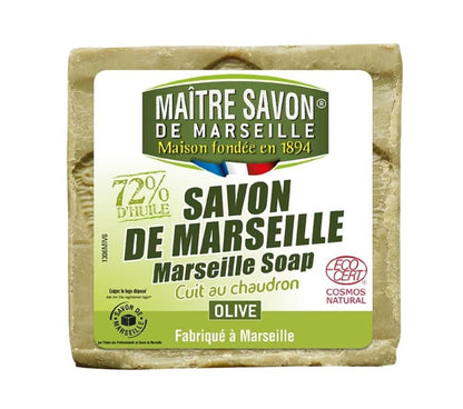 Mydło marsylskie OLIWKA, certyfikowane ECOCERT, 500 g, Maitre Savon de Marseille